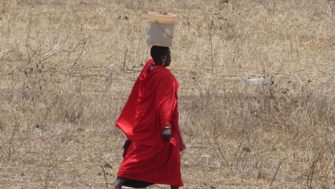 Brunnen bohren im ländlichen Tansania