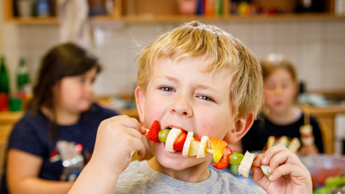 Fünf am Tag - machen Kinder stark