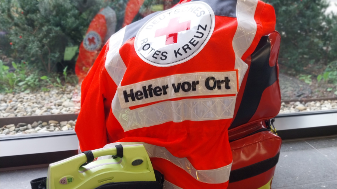 Notfallausrüstung für die Helfer-vor-Ort-Gruppe Horgenzell